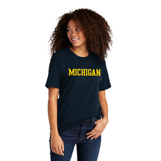 Michigan Basic Block NLA T-Shirt