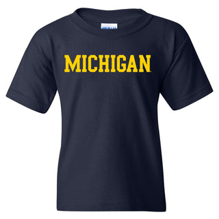 Michigan Basic Block Youth T-Shirt
