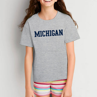 Michigan Basic Block Youth T-Shirt