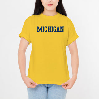 Michigan Basic Block T-Shirt