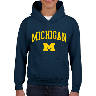 Michigan Arch Logo Youth Hoodie