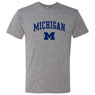 Michigan Arch Logo NLA Triblend T-Shirt