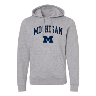 Michigan Arch Logo JA BTB Fleece Hoodie - Oxford