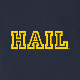 Michigan Hail Outline Canvas Triblend T-Shirt