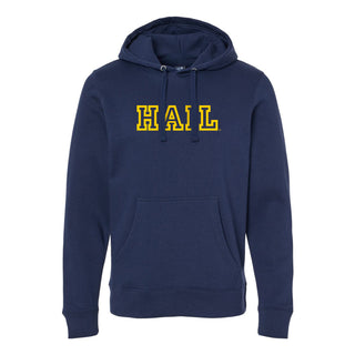 Michigan Hail Outline JA BTB Fleece Hoodie