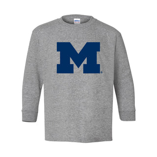 Michigan Primary Logo Youth Long Sleeve