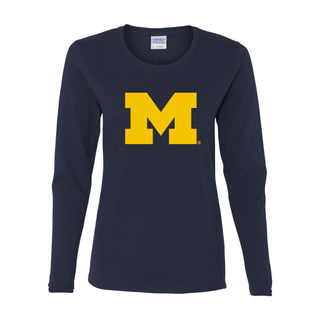 Michigan Primary Logo Womens Long Sleeve