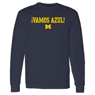 Michigan Vamos Azul Long Sleeve - Navy