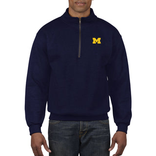 Michigan Primary Logo 1/4 Zip Sweatshirt