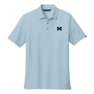 Michigan Block M EMB TravisMathew Oceanside Heather Polo