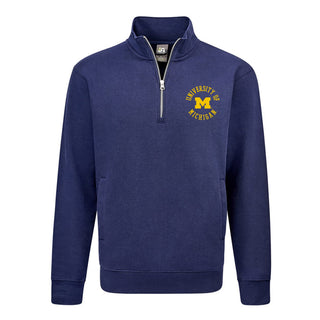 Michigan Old School Circle JA BTB 1/4 Zip