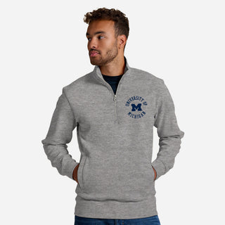 Michigan Old School Circle JA BTB 1/4 Zip