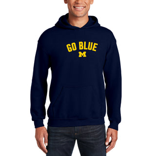 Michigan Go Blue Arc JA BTB Fleece Hoodie - Navy