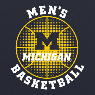 Michigan Men's Basketball Phase NLA Triblend T-Shirt - Vintage Navy