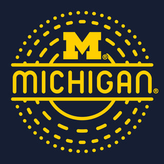 Michigan Sunny Circle Toddler T-Shirt  - Navy