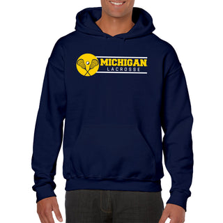 Michigan Lacrosse Spotlight Hoodie - Navy