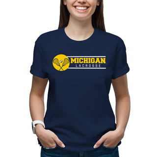 Michigan Lacrosse Spotlight T-Shirt - Navy