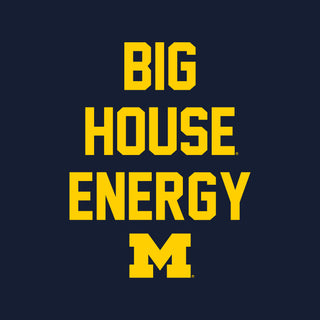 Michigan Big House Energy Crewneck Sweatshirt - Navy