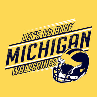 Michigan Wolverines Action Cheer T-Shirt - Daisy