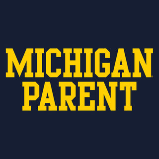 Michigan Basic Block Parent T-Shirt - Navy