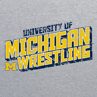 Michigan Wrestling Tech Hoodie - Sport Grey