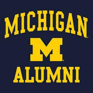 Michigan Arch Logo Alumni Hoodie - Navy