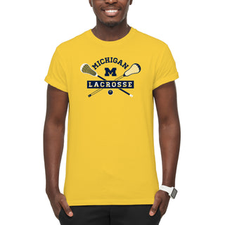 Michigan Lacrosse Emblem T-Shirt - Daisy
