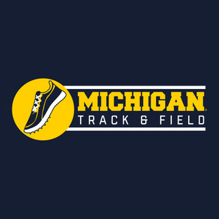 Michigan Track & Field Spotlight T-Shirt - Navy