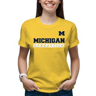 Michigan Gymnastics Slant T-Shirt