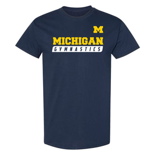 Michigan Gymnastics Slant T-Shirt