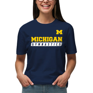 Michigan Gymnastics Slant T-Shirt