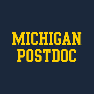 Michigan Postdoc NLA T-Shirt - Midnight Navy