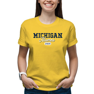 Michigan Alumni Vintage Tag 2029 T-Shirt - Maize