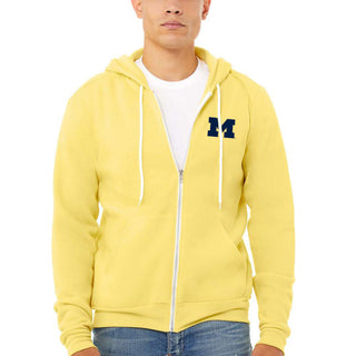 UGP Block M Zip Hoodie - Yellow