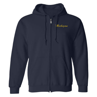 Michigan Script Wordmark LC Full Zip Hoodie