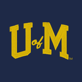 Michigan Initial Wordmark LC Softstyle Pique Polo