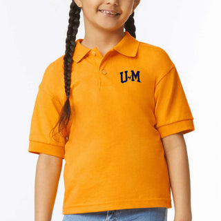 Michigan Initial Wordmark LC Youth Jersey Polo
