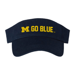 Michigan Spirit Block Visor - Navy