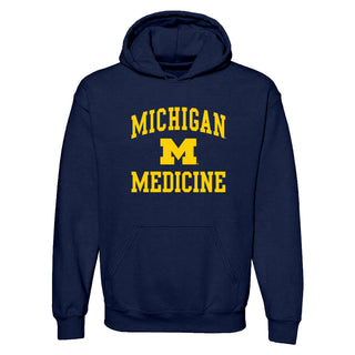 Michigan Arch Logo Medicine Hoodie - Navy