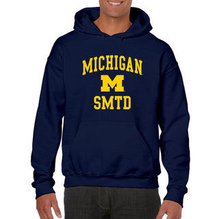 Michigan Arch Logo SMTD Hoodie - Navy