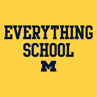 Michigan Everything School Block T-Shirt - Daisy