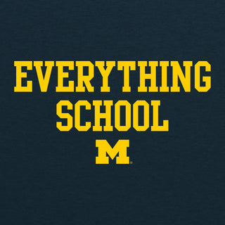 Michigan Everything School Block NLA CVC T-Shirt - Midnight Navy