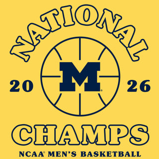 Michigan 2026 Basketball National Champions Retro Shootout T-Shirt