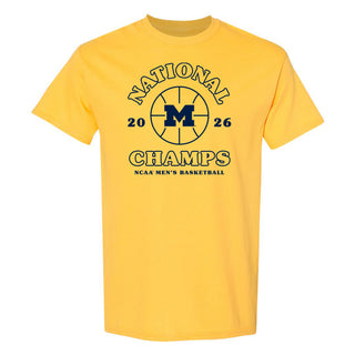 Michigan 2026 Basketball National Champions Retro Shootout T-Shirt