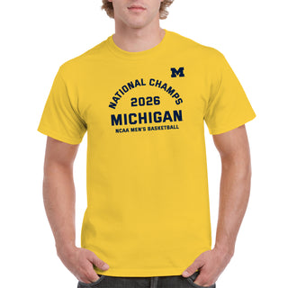Michigan 2026 Basketball National Champions Blocker T-Shirt