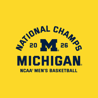 Michigan 2026 Basketball National Champions Blocker Infant Creeper