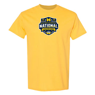 Michigan 2026 Basketball National Champions Logo T-Shirt