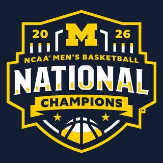 Michigan 2026 Basketball National Champions Logo Youth T-Shirt