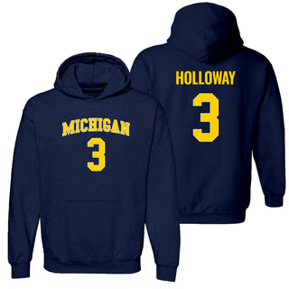 Michigan NIL Holloway 3 Hoodie - Navy