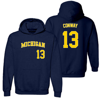Michigan NIL Softball Conway 13 Hoodie - Navy